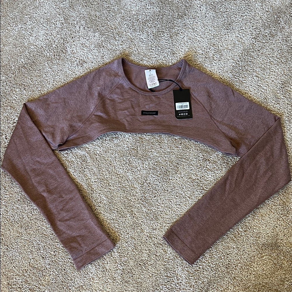Ryderwear Excel Seamless Super Crop - Dusty Pink